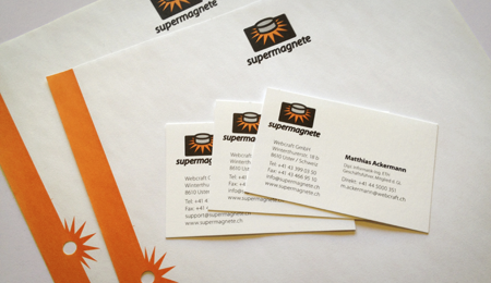 Supermagnete business cards